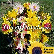 Silk Cemetery Arrangement-FFCEM-1000-35