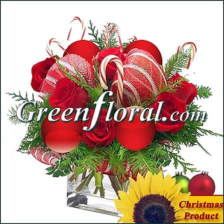 The Christmas Sunset Cube Vase