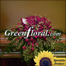 Funeral: Casket Spray Roses