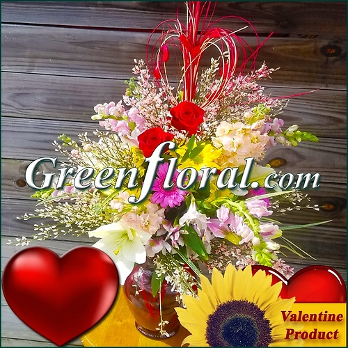 The Garland Valentine Vase Design (Limited Supply)