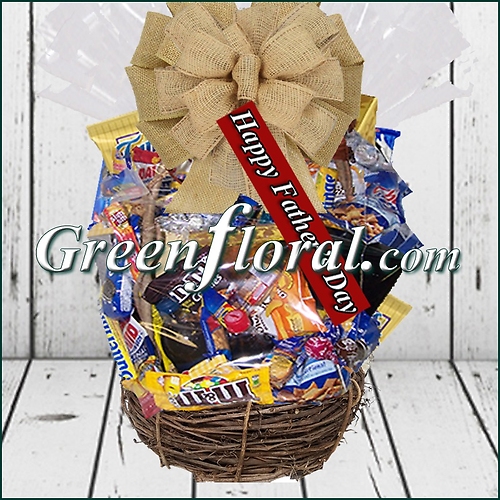 Father\'s Day Chocolate & Snack Food Basket