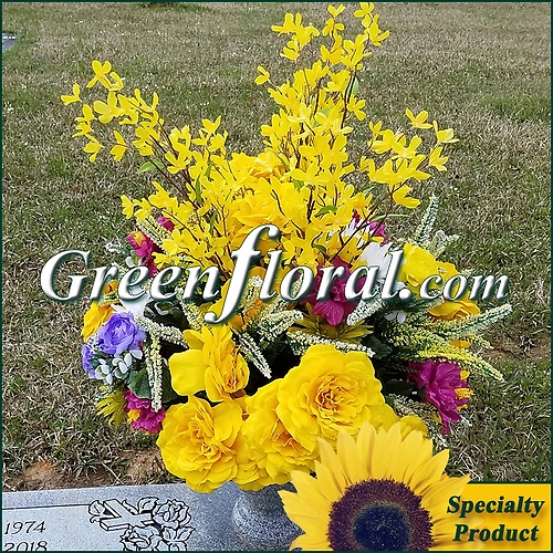 Silk Cemetery Arrangement-FFCEM-1000-43