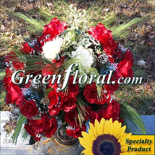 Silk Cemetery Arrangement-FFCEM-1000-08