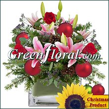 The Bethel Springs Holiday Cube Vase