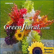 Silk Cemetery Arrangement-FFCEM-1000-56