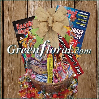 The Father\'s Day Baseball Junk Food Basket