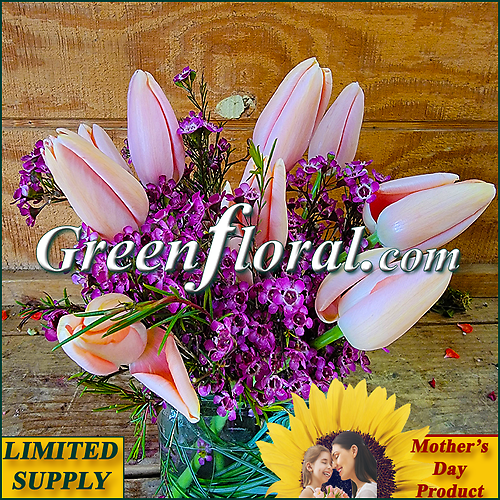 The Mother`s Day Tulip Vase Design