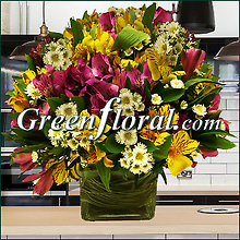 The Alstroemeria Garden Cube Design