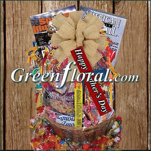 The Father\'s Day Football Junk Food Basket