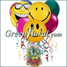 The Smiley Face Balloon Bunch