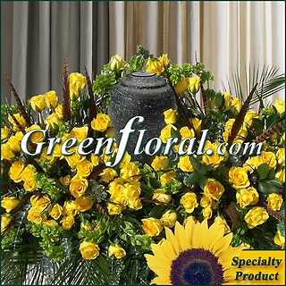Cremation Urn: The P. A. Bailey Rose Urn Design
