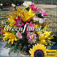 Silk Cemetery Arrangement-FFCEM-1000-33